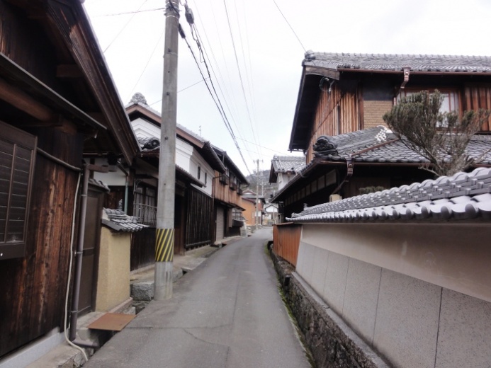 坂之下地区のまちなみ
